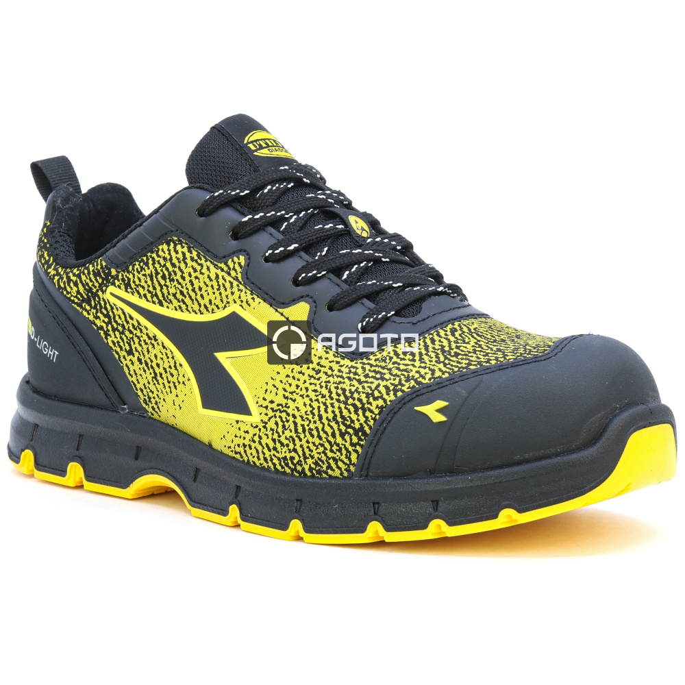 detail DIADORA Run Atom S3 ESD žlutá pánská pracovní obuv