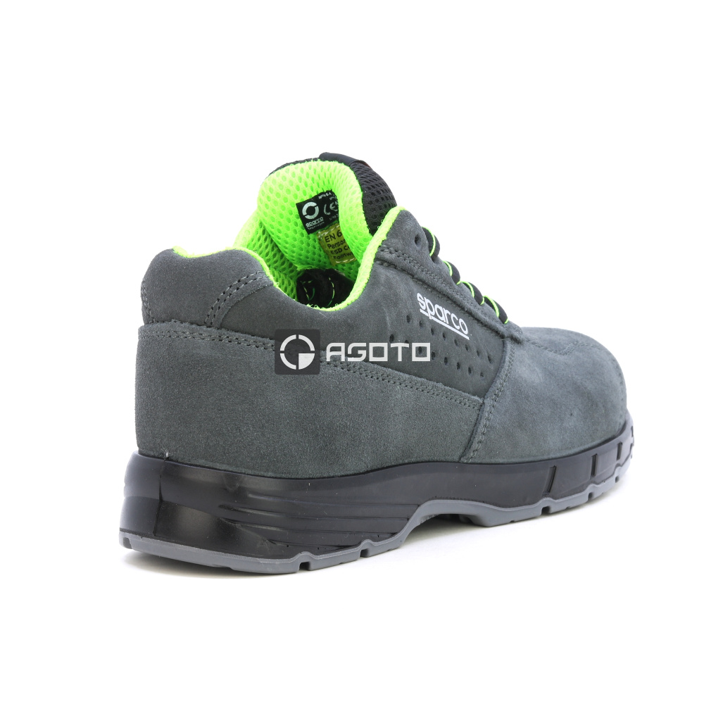 detail SPARCO Ontario S1P šedá pánská pracovní obuv