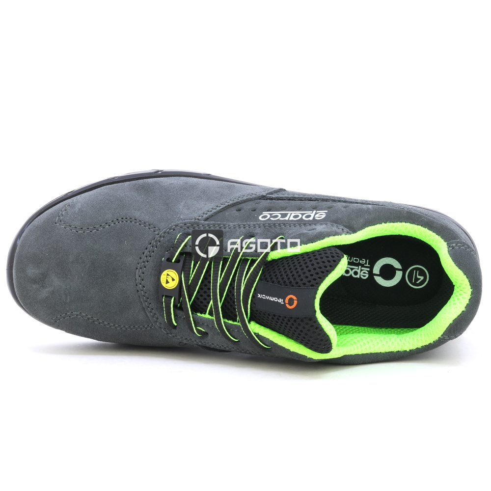 detail SPARCO Ontario S1P šedá pánská pracovní obuv