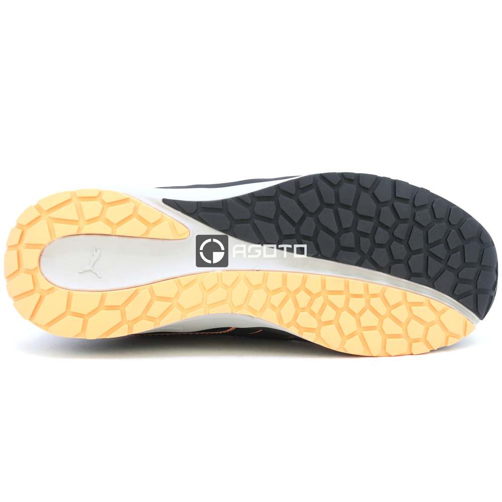 detail Puma Safety Stepper S3 ESD dámská pracovní obuv polobotka černá lehká pohodlná