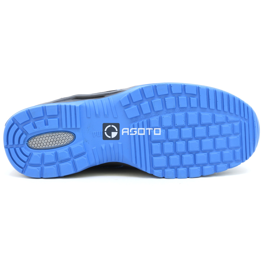 detail PUMA Safety Fuse TC S1P ESD pánská pracovní obuv polobotka černá lehká pohodlná