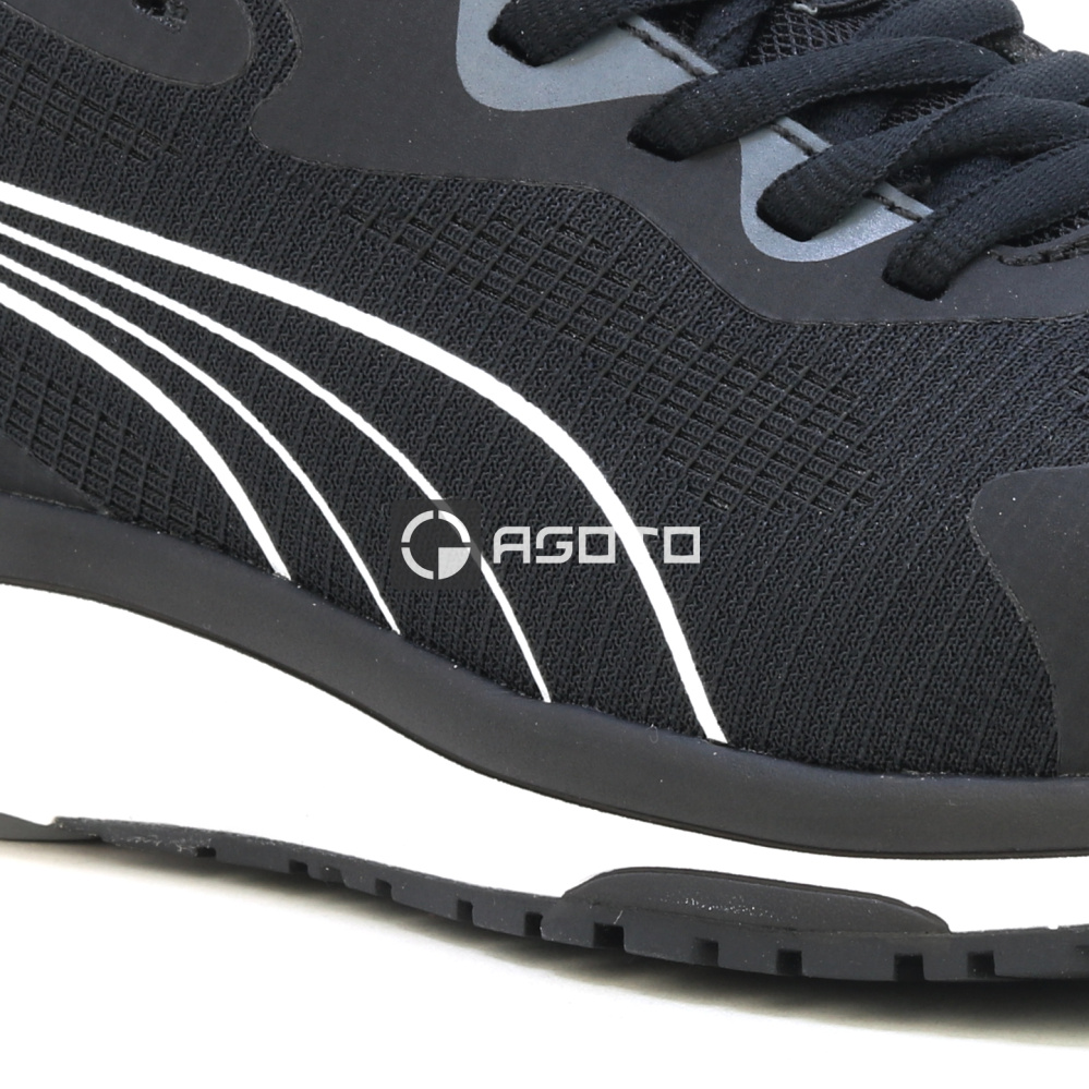 detail PUMA Celerity S1P ESD pracovní obuv polobotka černá lehká pohodlná vzdušná