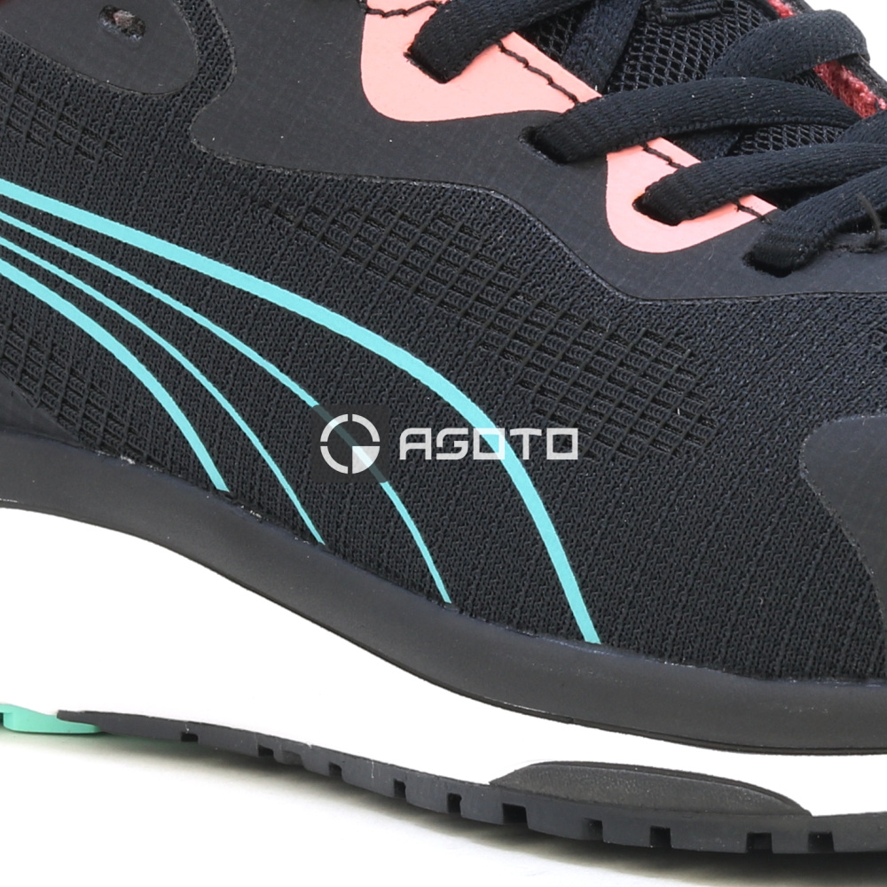 detail PUMA Celerity S1P ESD pracovní obuv polobotka černá lehká pohodlná vzdušná