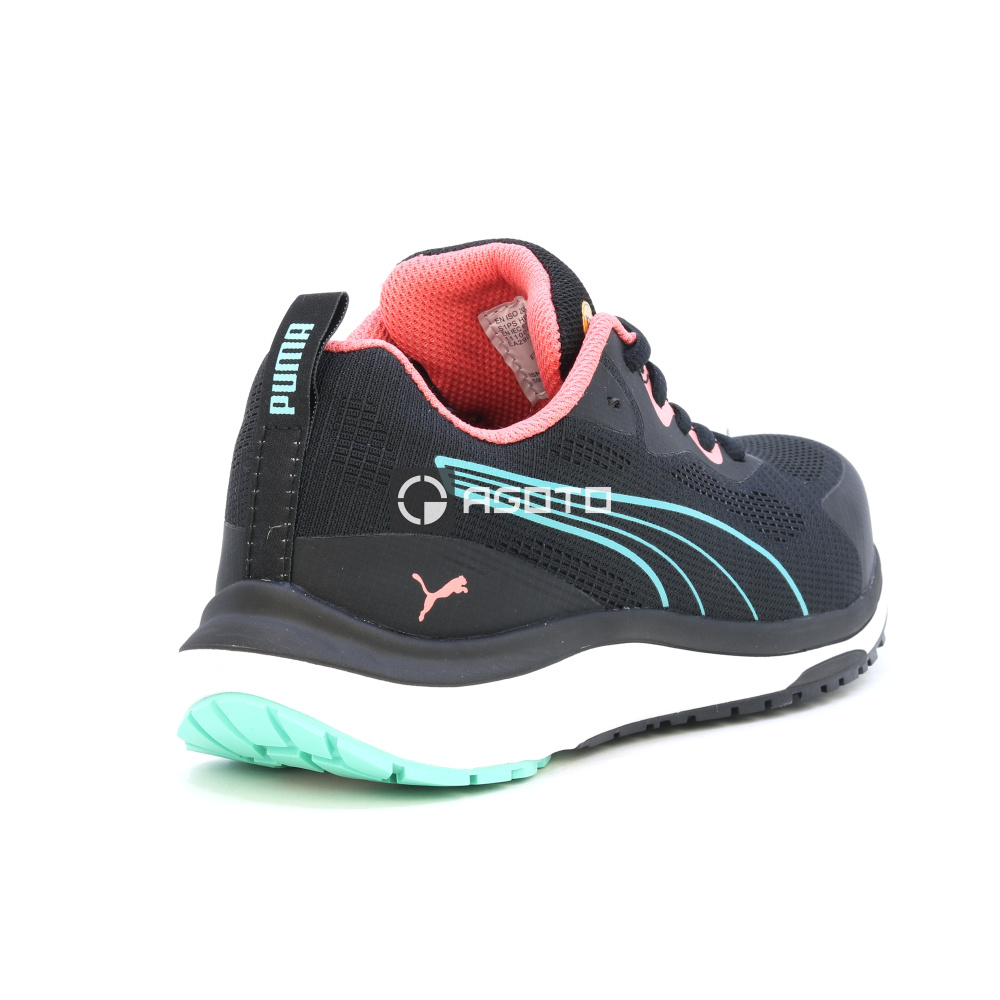 detail PUMA Celerity S1P ESD pracovní obuv polobotka černá lehká pohodlná vzdušná