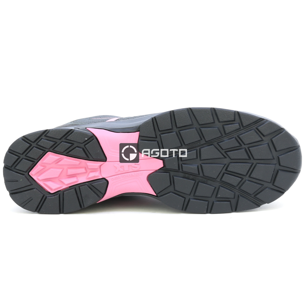 detail ALBATROS Twist Pink Low S1P ESD šedá dámská pracovní obuv vzdušná a pohodlná