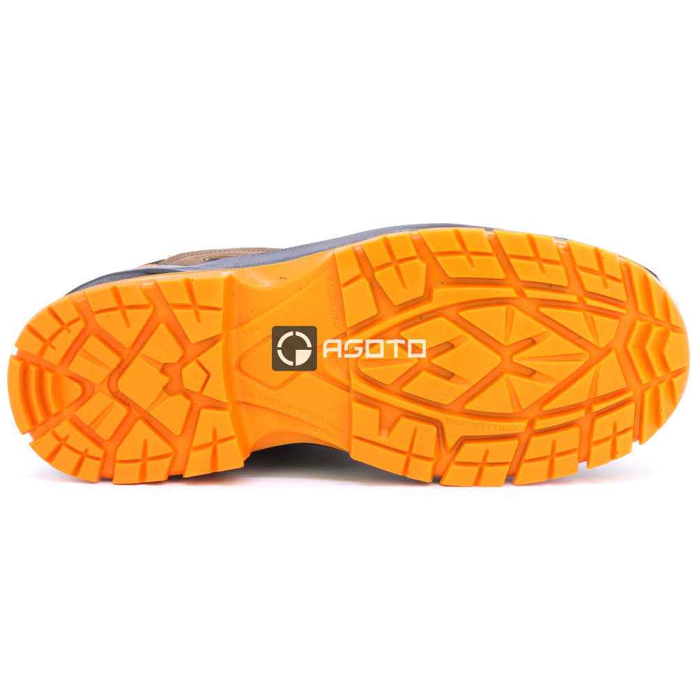 detail BICAP Seal Low S3 hnědá pánská pracovní obuv + ventilační systém Pro Air