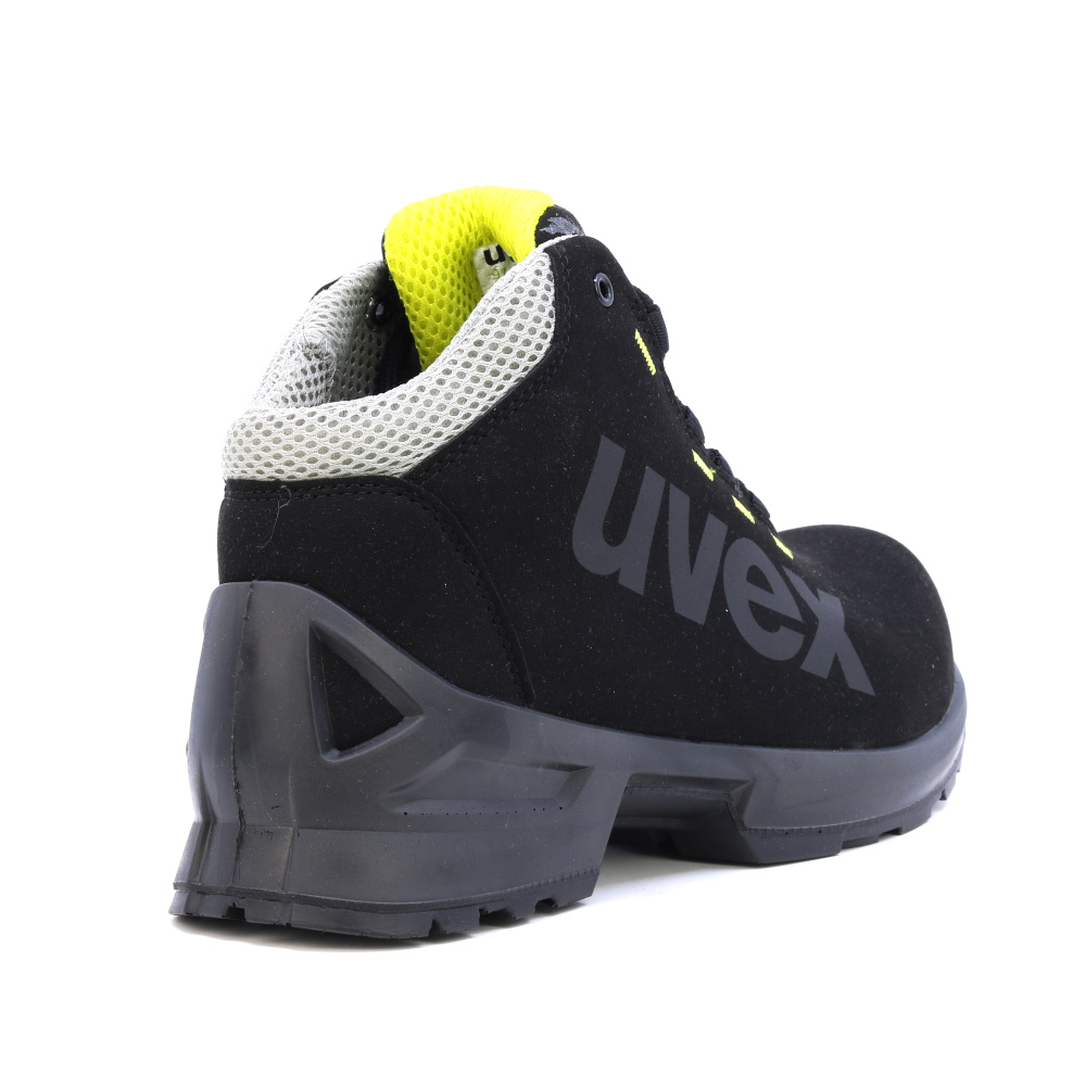 detail UVEX 1 Duo S2 65639 černá pánská pracovní obuv šíře 12