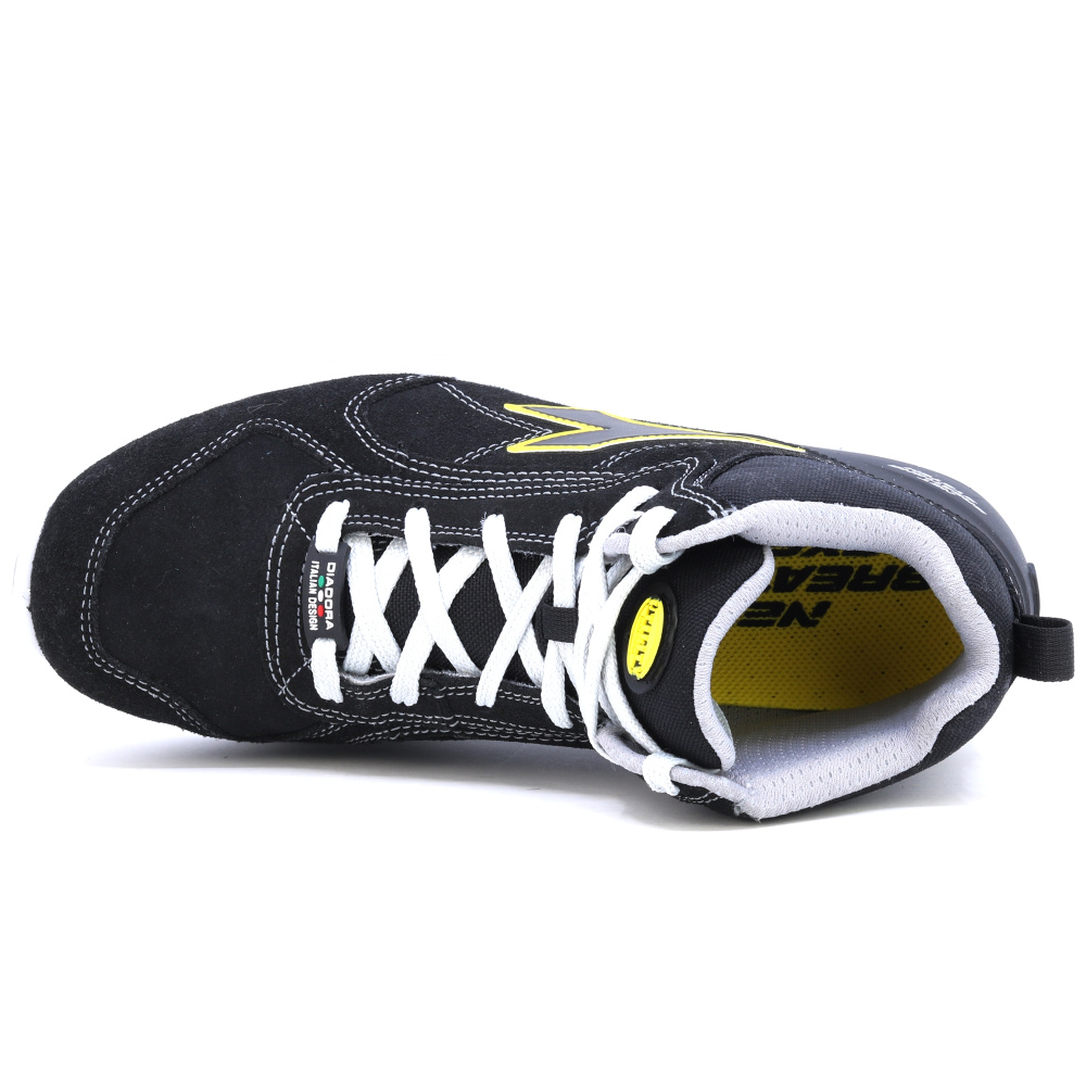 detail DIADORA Run Net Airbox S3 černá pánská pracovní obuv + Geox system