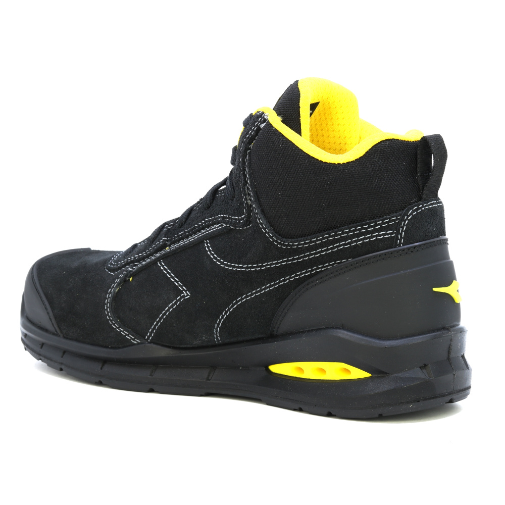 detail DIADORA RUN AIRBOX MASTER S3 černá pánská pracovní obuv, která dýchá - Geox