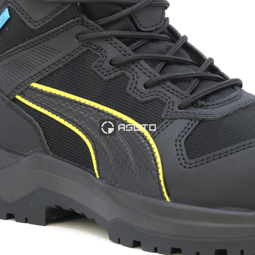 detail PUMA Rock HD CTX S3 černá pánská pracovní obuv + CTX membrána Výprodej