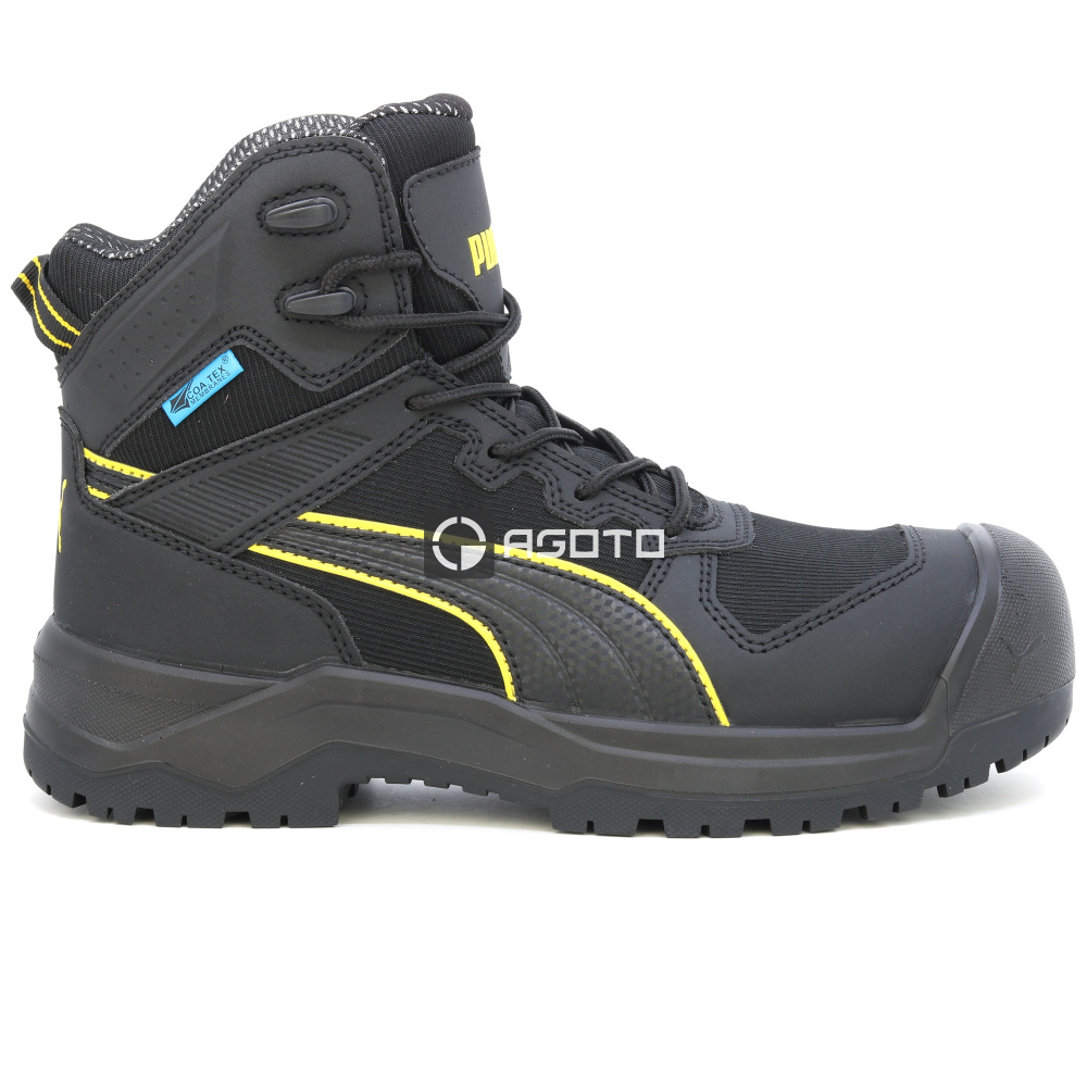 detail PUMA Rock HD CTX S3 černá pánská pracovní obuv + CTX membrána Výprodej