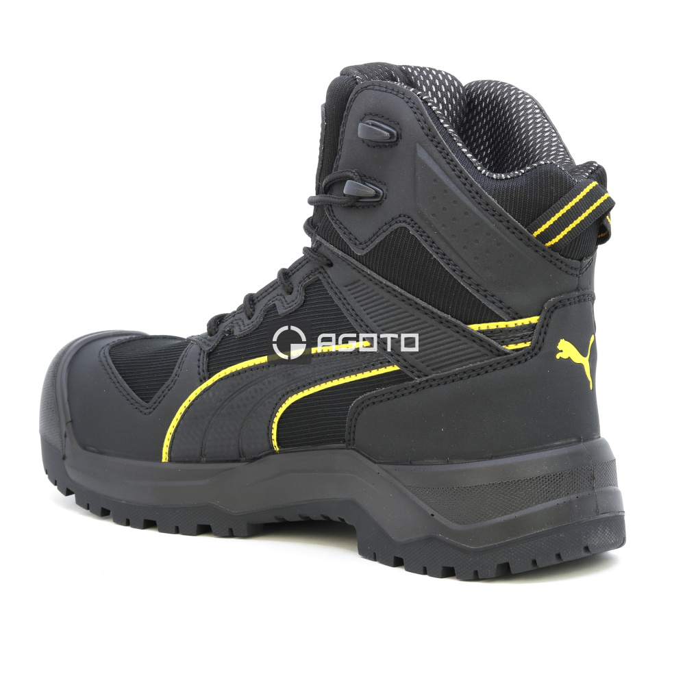 detail PUMA Rock HD CTX S3 černá pánská pracovní obuv + CTX membrána Výprodej