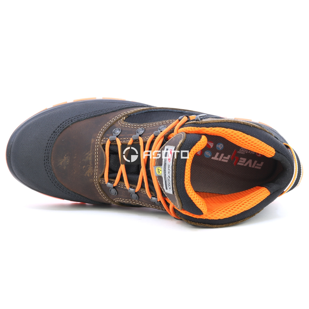 detail SIXTON Sound S3 hnědá pánská pracovní obuv