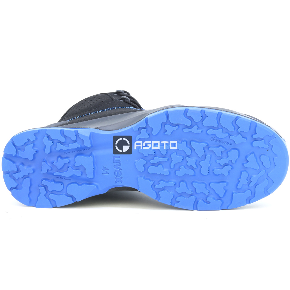 detail UVEX X-Craft S2 černá pánská pracovní obuv