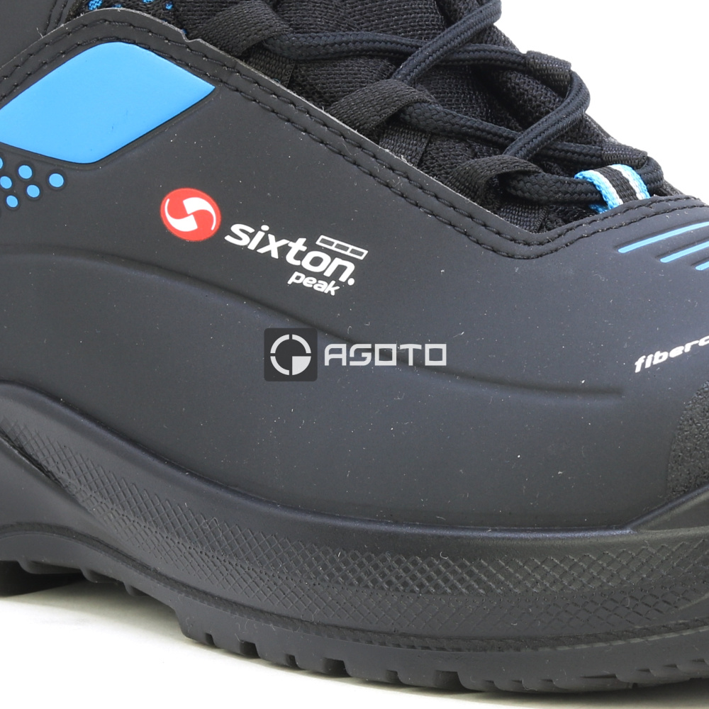 detail SIXTON Forza High S3 ESD černá pánská pracovní obuv