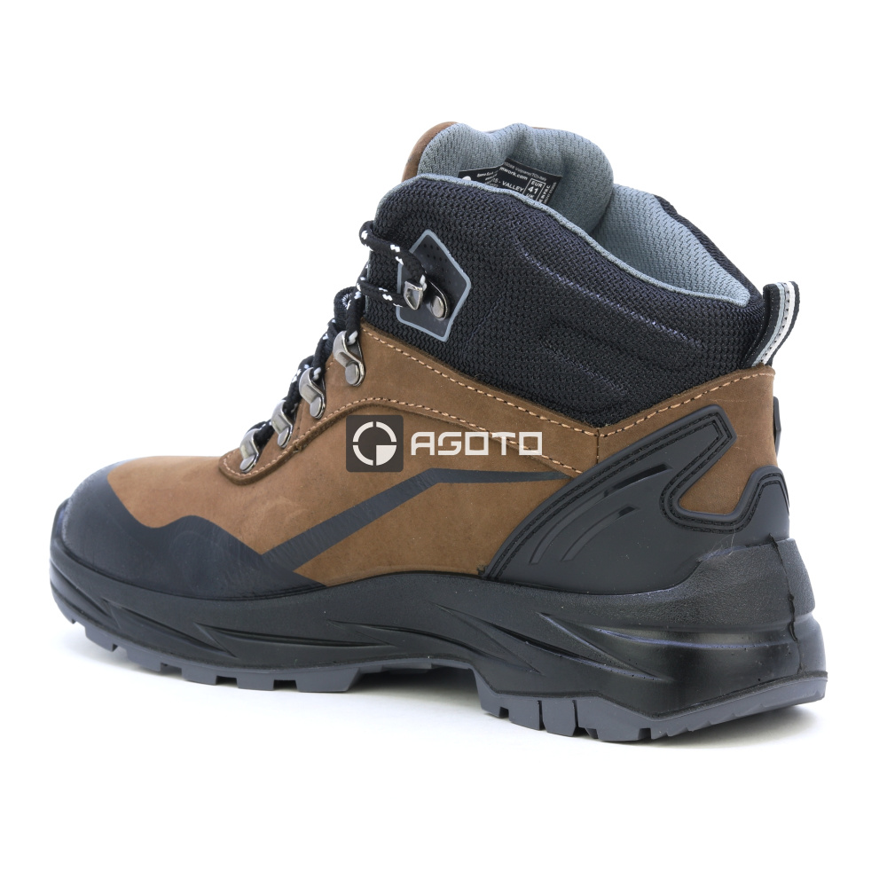 detail SPARCO Valley O6 BRW hnědá pánská pracovní obuv + DRS membrána