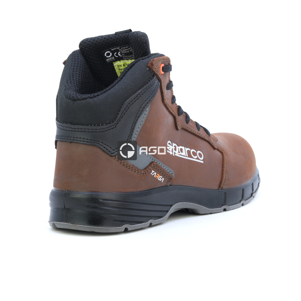 detail SPARCO Vic S3 ESD hnědá pánská pracovní obuv