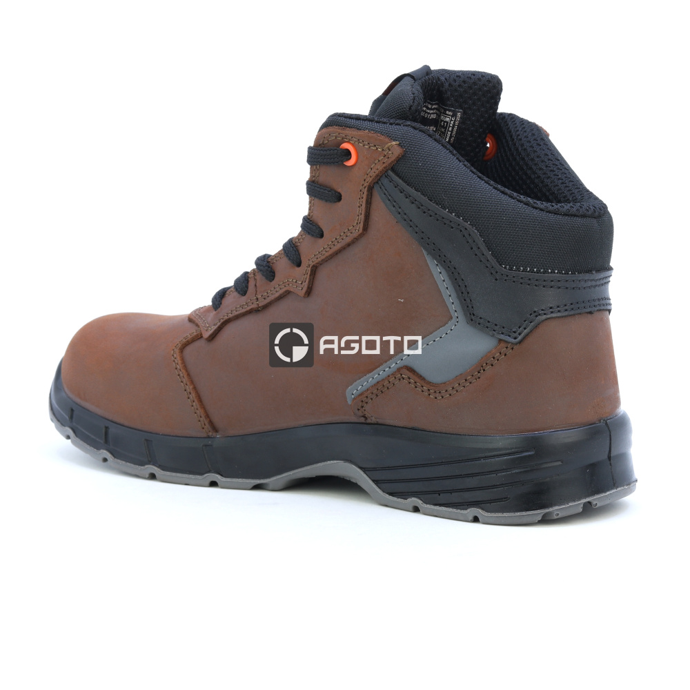 detail SPARCO Vic S3 ESD hnědá pánská pracovní obuv