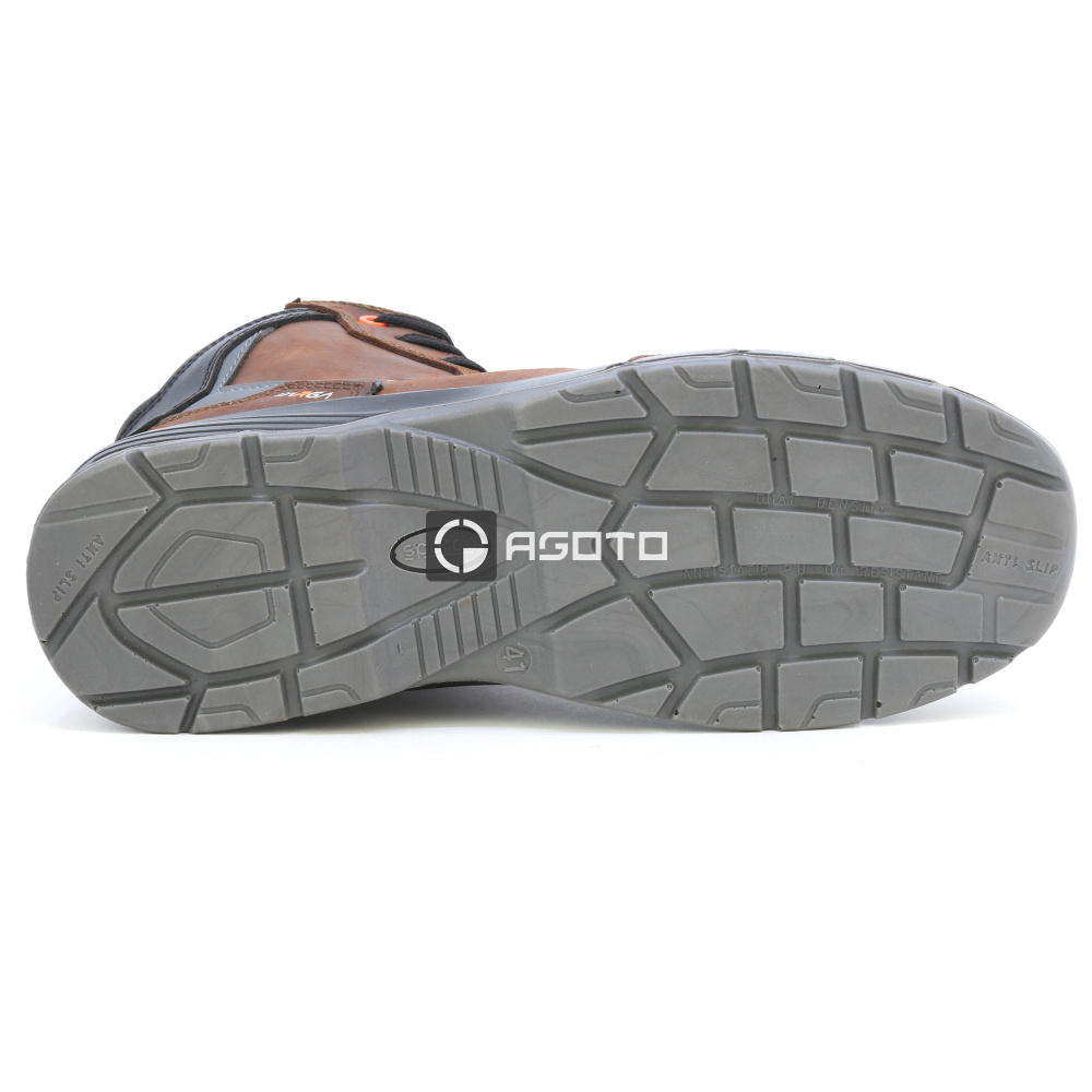 detail SPARCO Vic S3 ESD hnědá pánská pracovní obuv