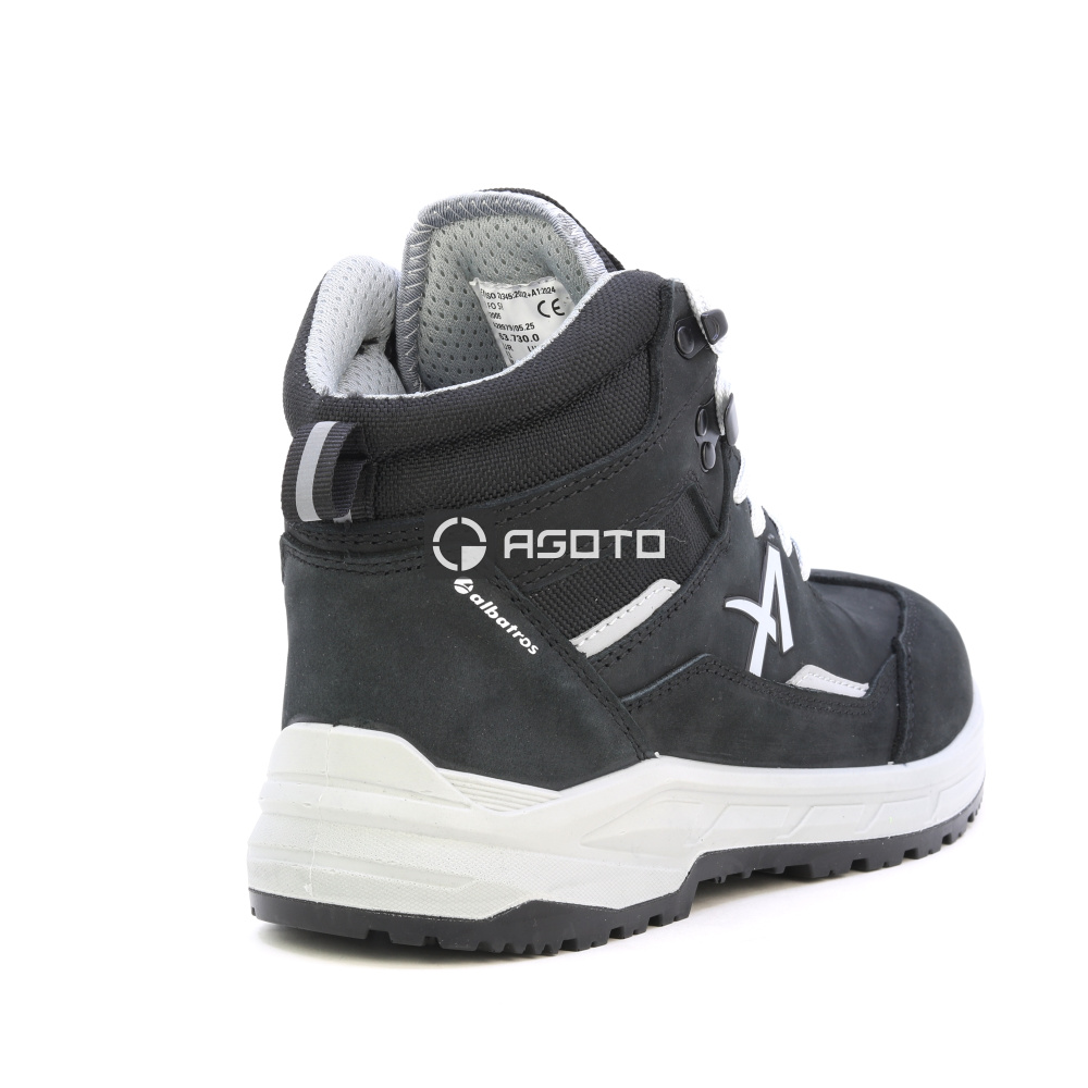 detail ALBATROS Vector Mid S3 černá pánská pracovní obuv