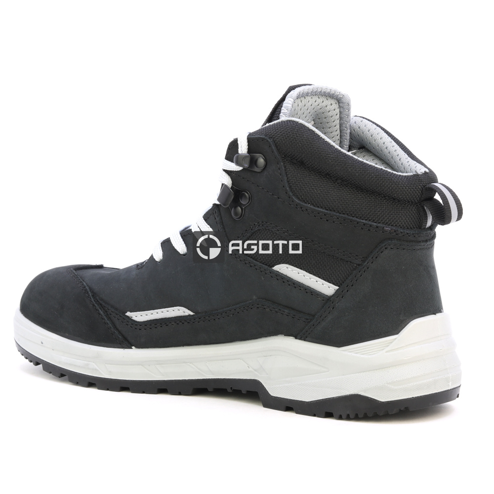 detail ALBATROS Vector Mid S3 černá pánská pracovní obuv