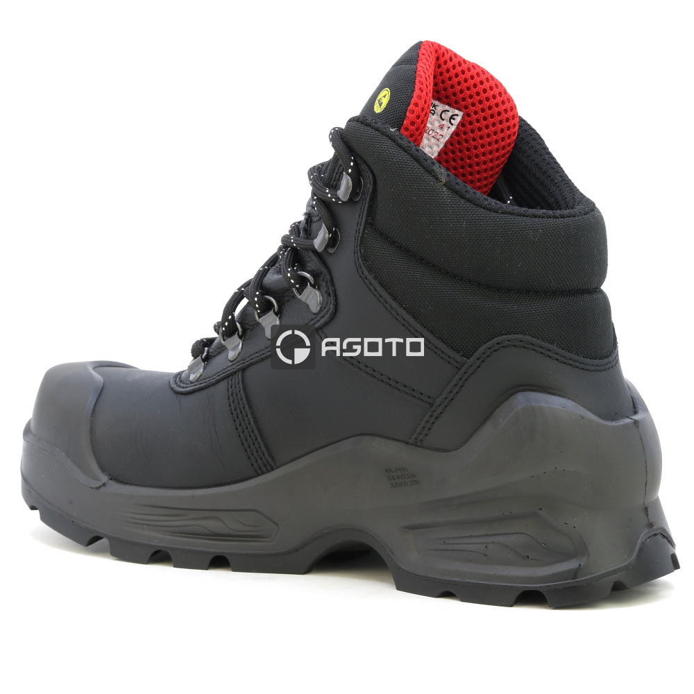 detail UVEX 3 Quatro S3 ESD černá pánská pracovní obuv