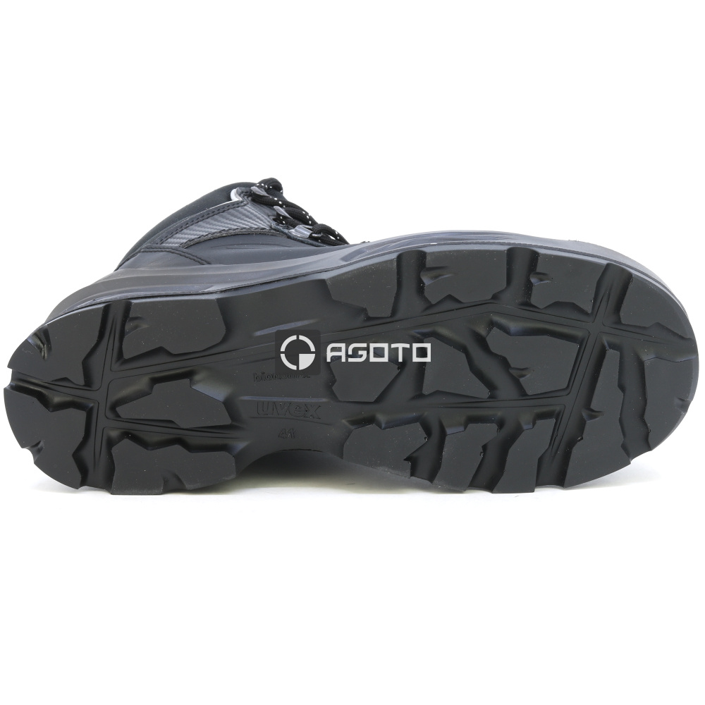 detail UVEX 3 Quatro S3 ESD černá pánská pracovní obuv