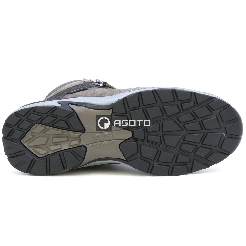 detail ALBATROS Trento MID O2 hnědá pánská kožená pracovní obuv s membránou CTX