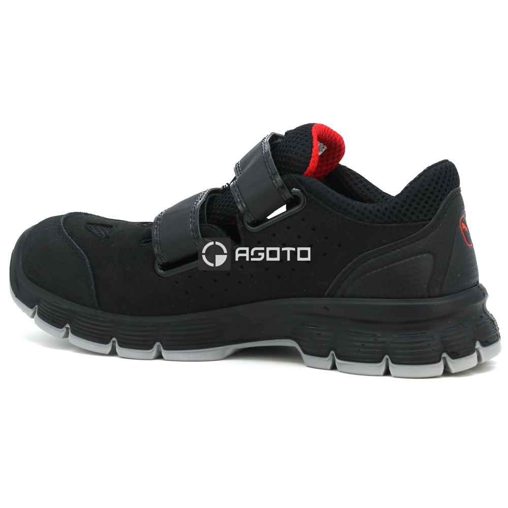 detail PUMA Aviat low S1P ESD černá pánská pracovní obuv