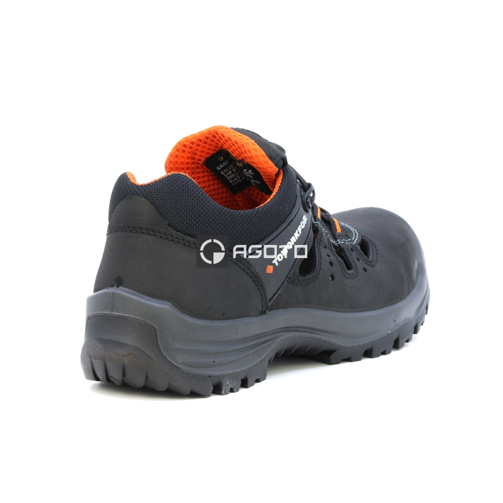 detail TOWORKFOR Trail Sandal S1P černá pánská pracovní obuv