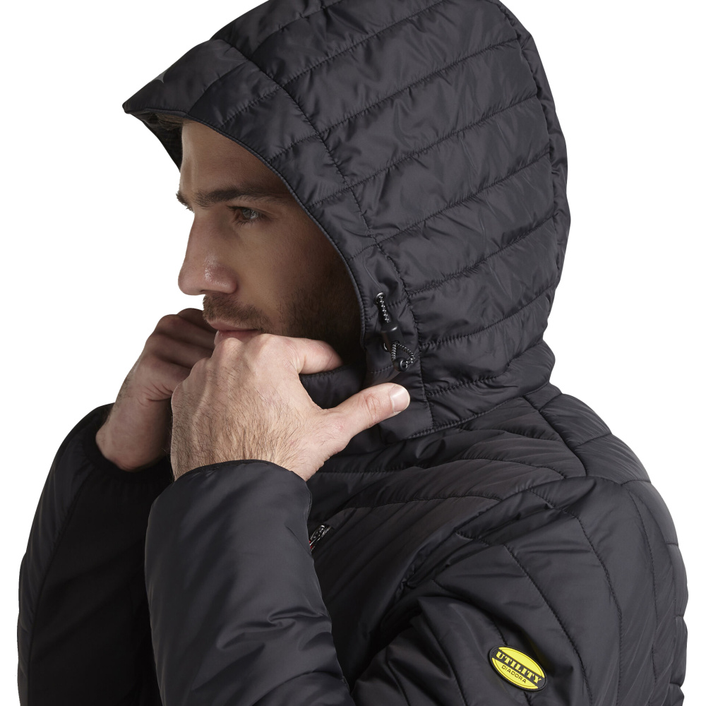 detail DIADORA Oslo černá pánská zimní bunda
