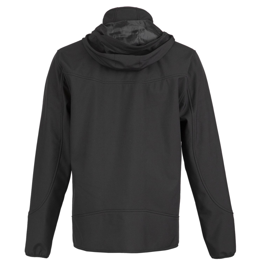 detail NORTH WAYS Pecco black černá pánská softshell bunda 5000 mm