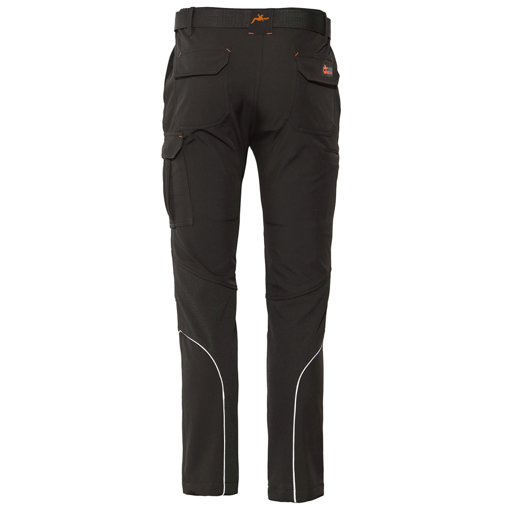 detail Industrial Starter Heavy černé zimní softshell kalhoty Výprodej