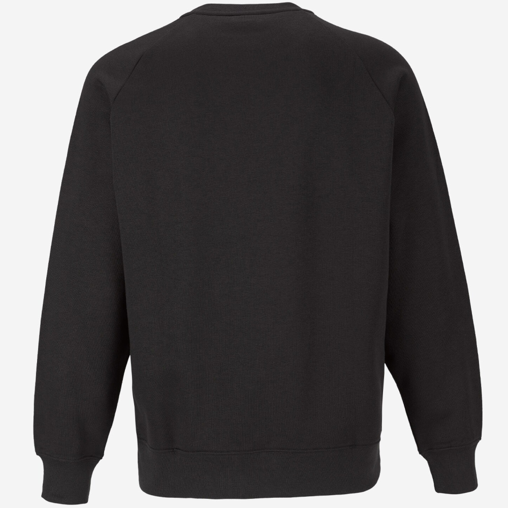 detail TOWORKFOR Sweatshirt černá pánská rychleschnoucí mikina pro skvělý komfort