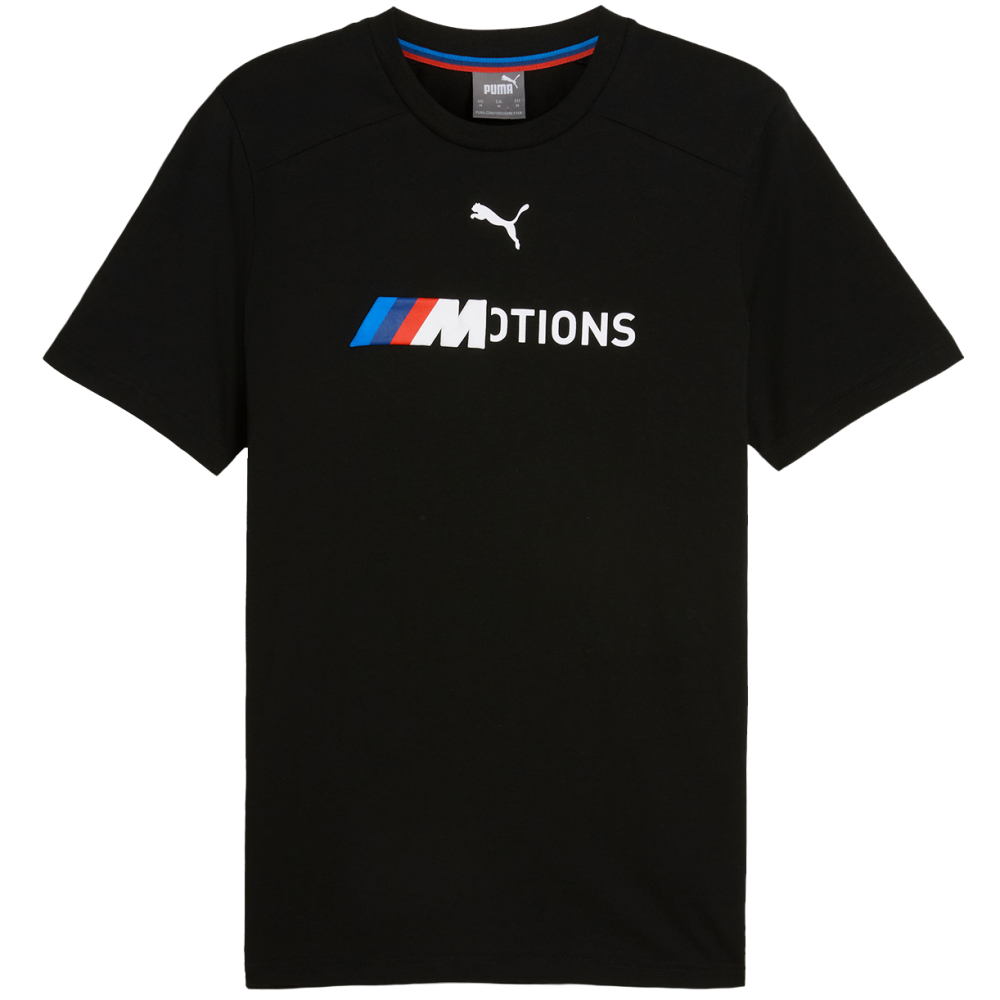 detail PUMA BMW Motorsport Motions černé pánské triko 100% Ba