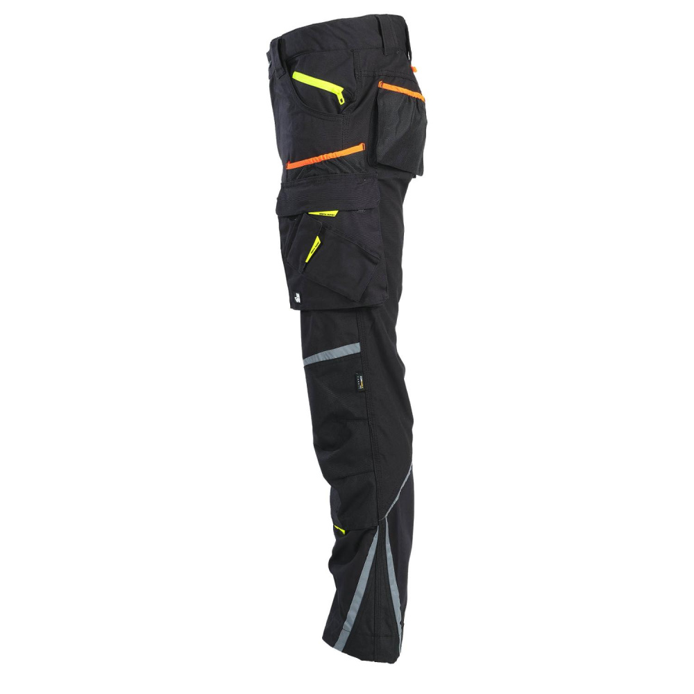 detail NINE WORTHS Nieuport černé pánské pracovní kalhoty