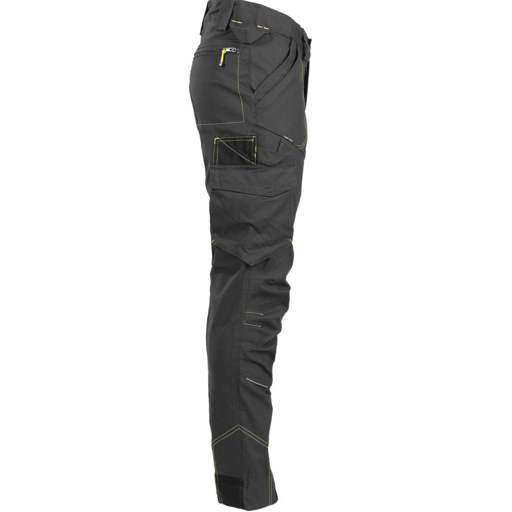 detail Nine Worths Killy šedé pánské pracovní kalhoty Canvas Stretch odolné a pružné