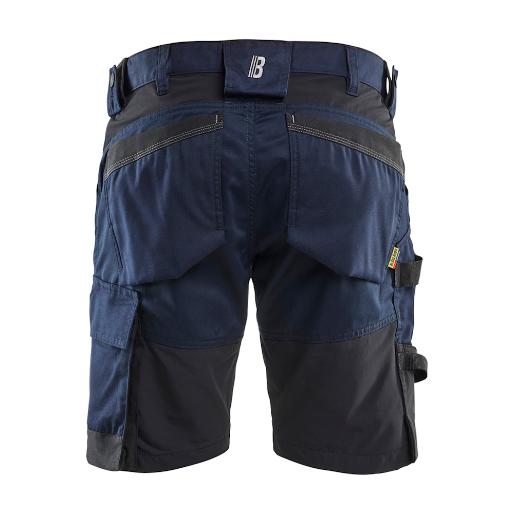 detail BLAKLADER Sweden Stretch modré pánské profi kraťasy