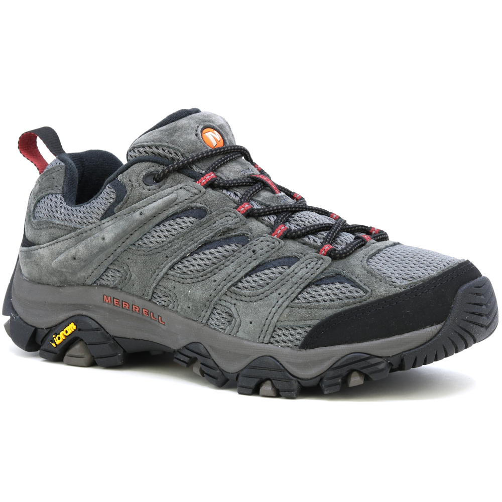 detail MERRELL Moab 3 Beluga šedá pánská outdoor polobotka