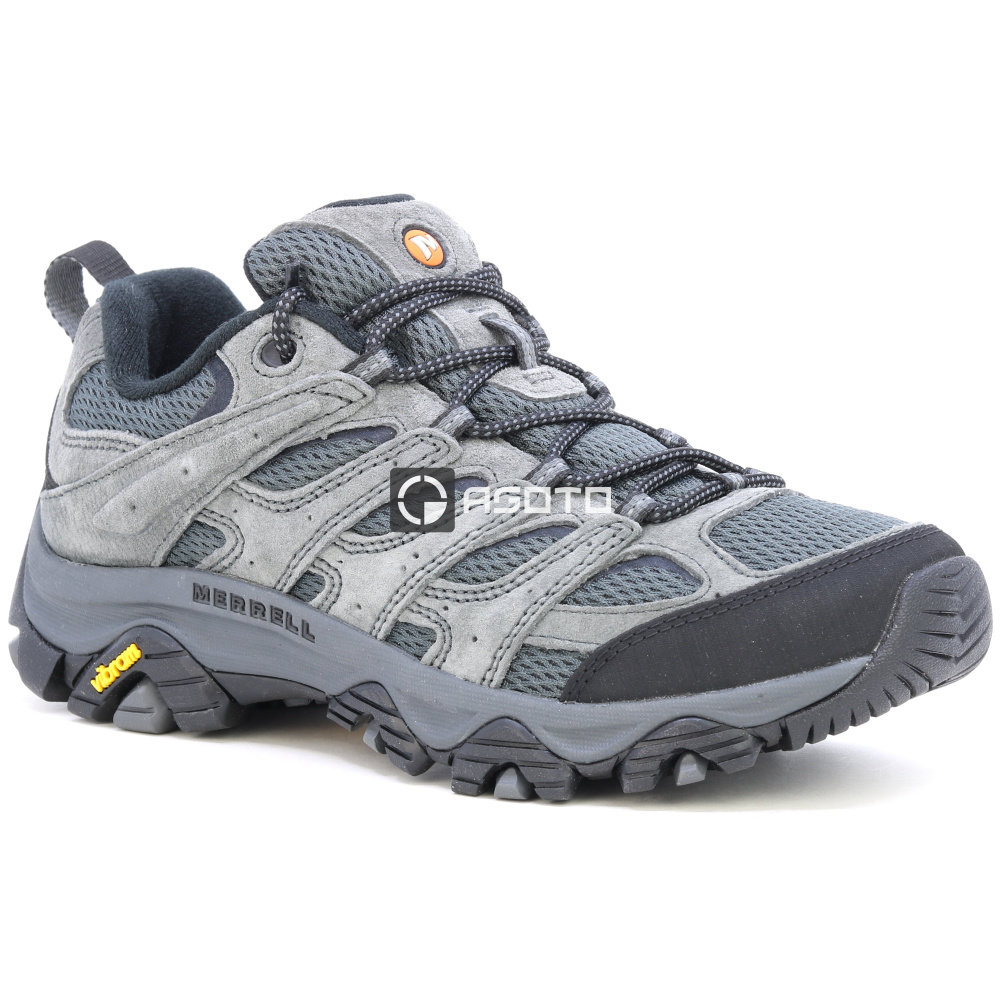 detail MERRELL J035881 Moab 3 granite V2 šedá pánská outdoor obuv