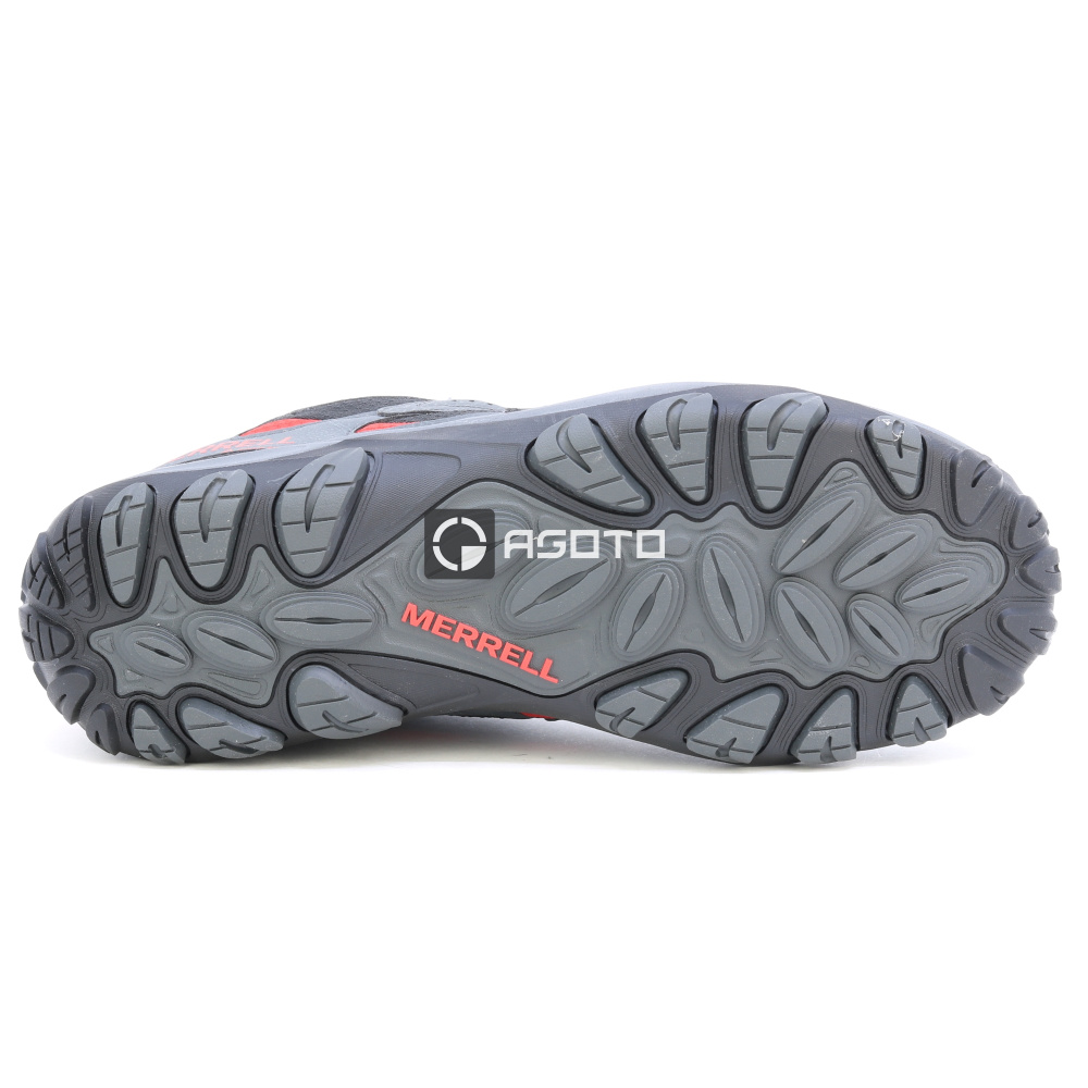 detail MERRELL West Rim Sport GTX černá pánská outdoor obuv Goretex membrána