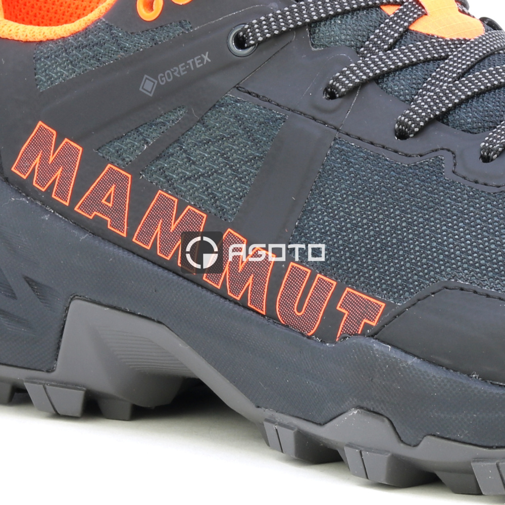 detail MAMMUT Sertig II Low GTX černá pánská outdoor obuv Goretex membrána