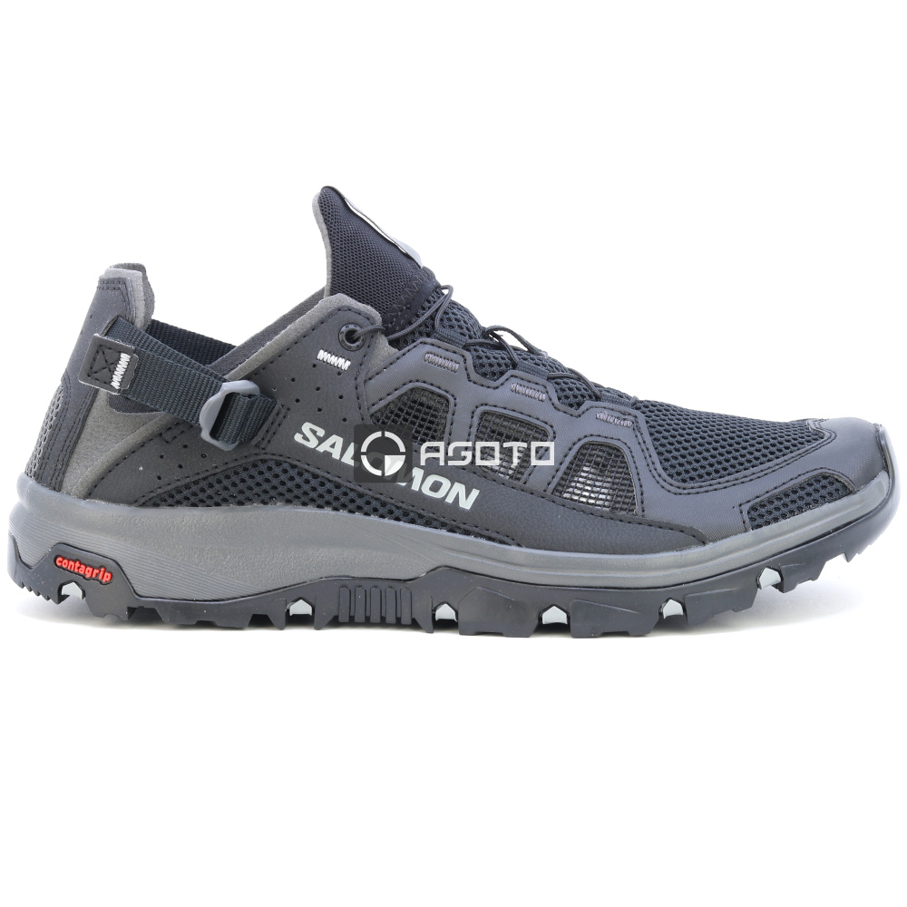 detail SALOMON Techamphibian 5 M Black černá pánská outdoor obuv