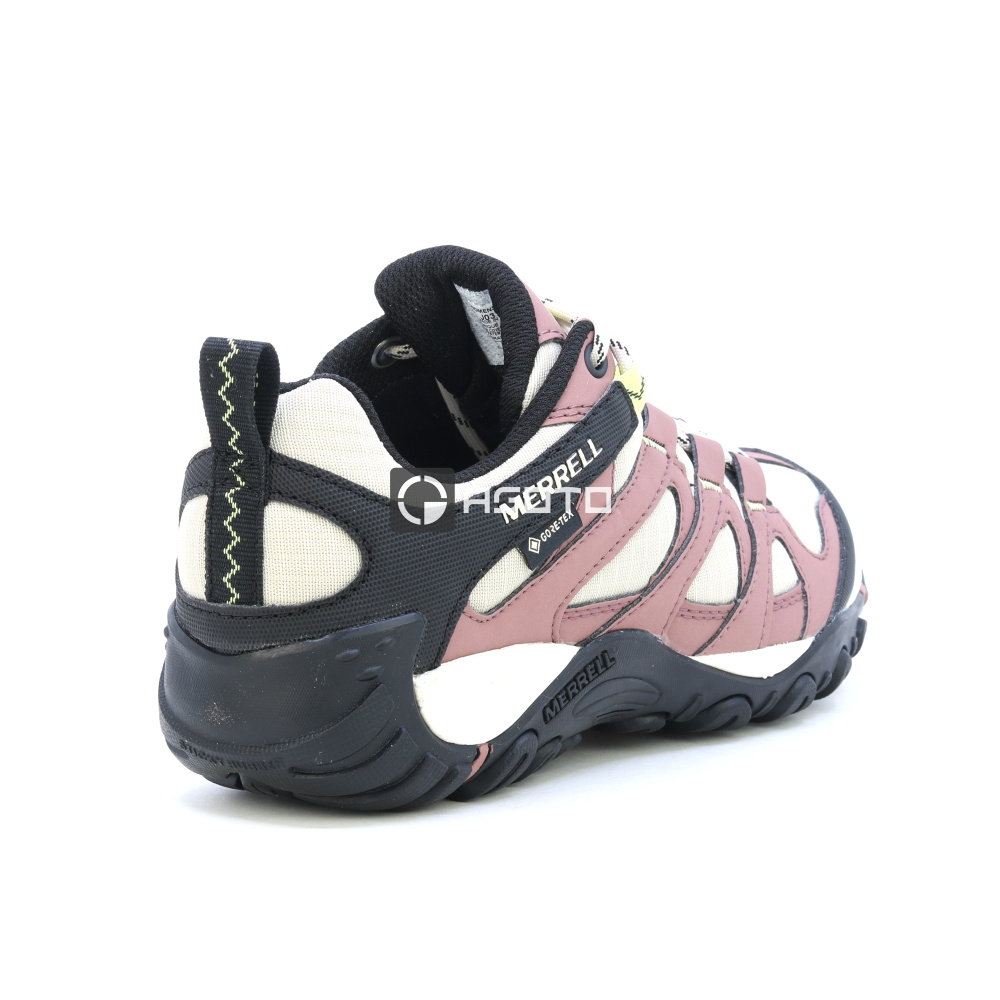 detail MERRELL Claypool Sport GTX oyster šedá dámská outdoor obuv