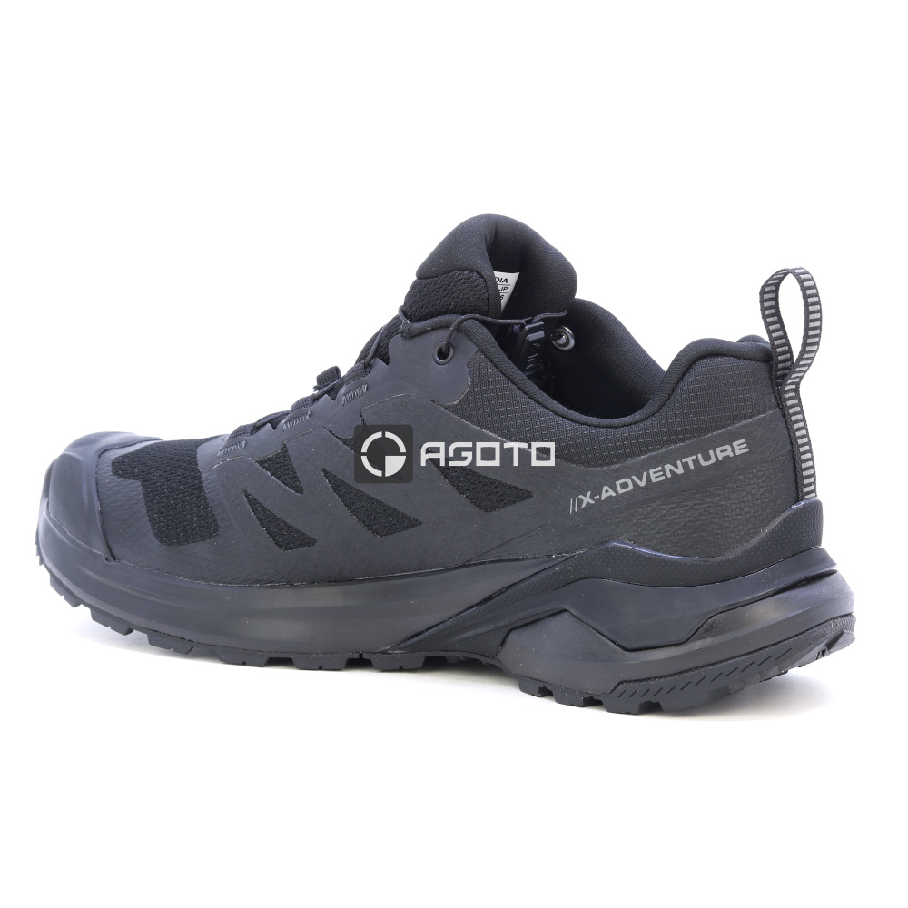 detail SALOMON X-Adventure GTX Black černá pánská outdoor obuv membrána Gore-Tex®