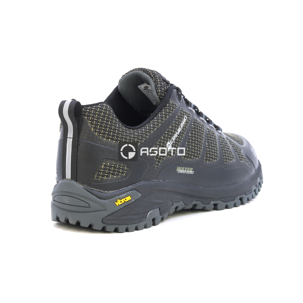 detail ALPINE PRO Musswe černá pánská outdoor obuv WP membrána