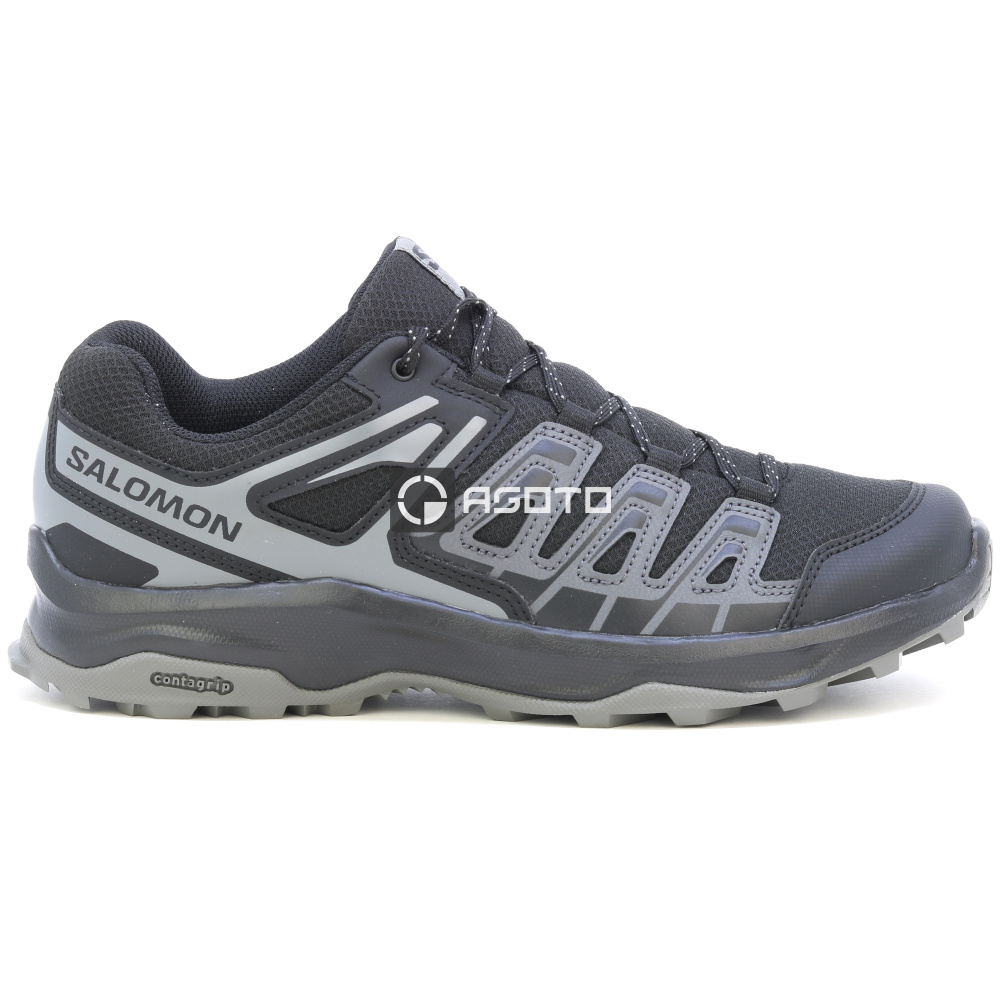 detail SALOMON Exterga black černá pánská outdoor obuv