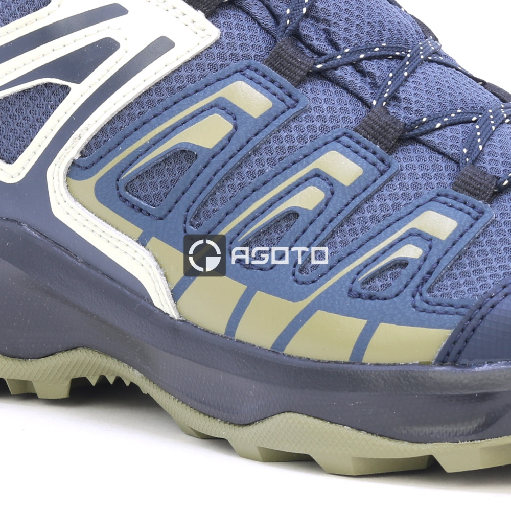 detail SALOMON Exterga GTX modrá pánská outdoor obuv membrána Gore-Tex®