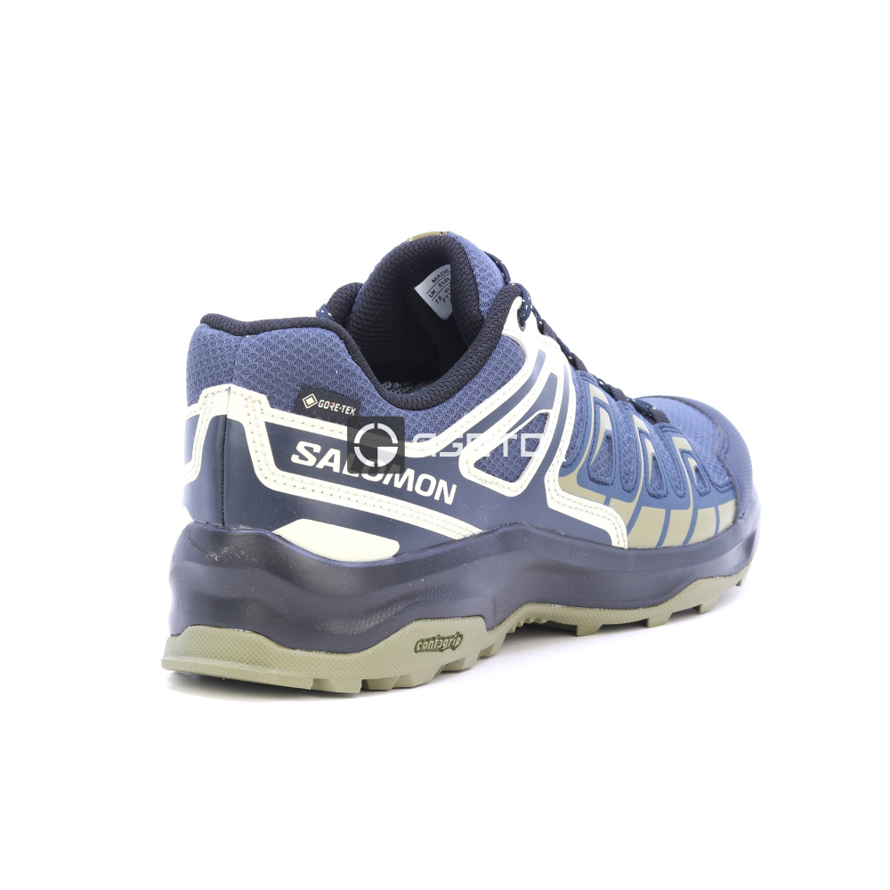 detail SALOMON Exterga GTX modrá pánská outdoor obuv membrána Gore-Tex®
