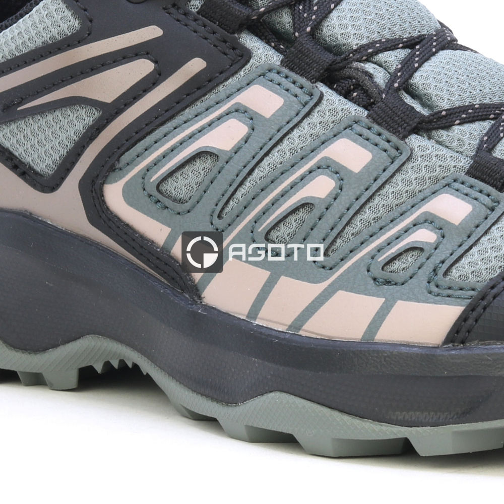 detail SALOMON Exterga W Sedona zelená dámská outdoor obuv